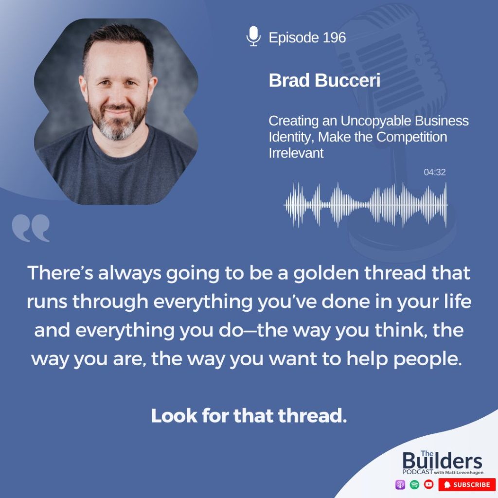 Brad Bucceri's quote
